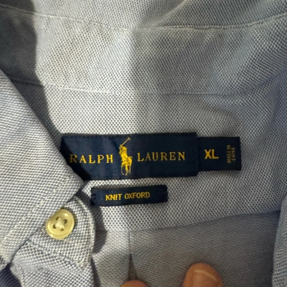 Polo by Ralph Lauren Men's Light Blue Polo Shirt